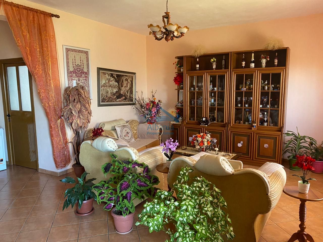 Sea View House For Sale In Albania, in Kanina Village, Vlora region With Plot Of Land Surroundig the Property